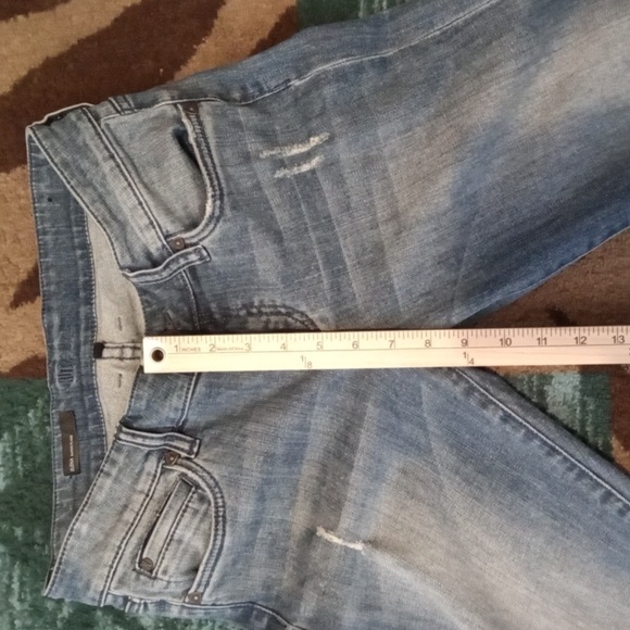 Kut From The Cloth Elena Super Flare Raw Hem Mid Rise  Long Womens 4 - Picture 8 of 12